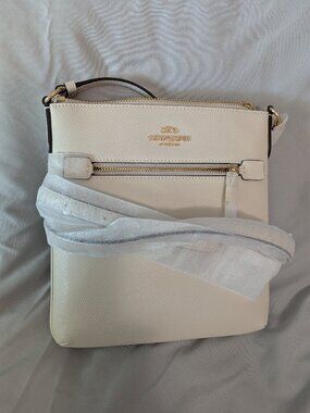 White COACH purse